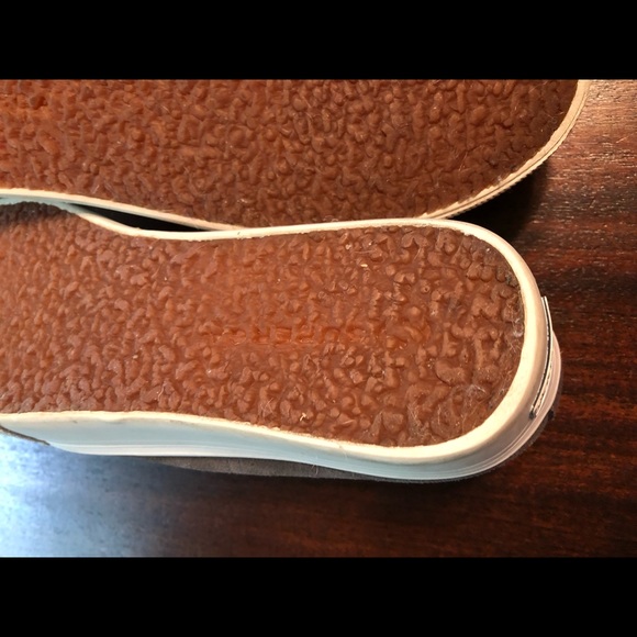 Superga platform grey fur lined suede size 8 - Picture 9 of 9